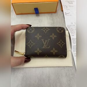 Louis Vuitton Brown Monogram Zippy Coin Purse